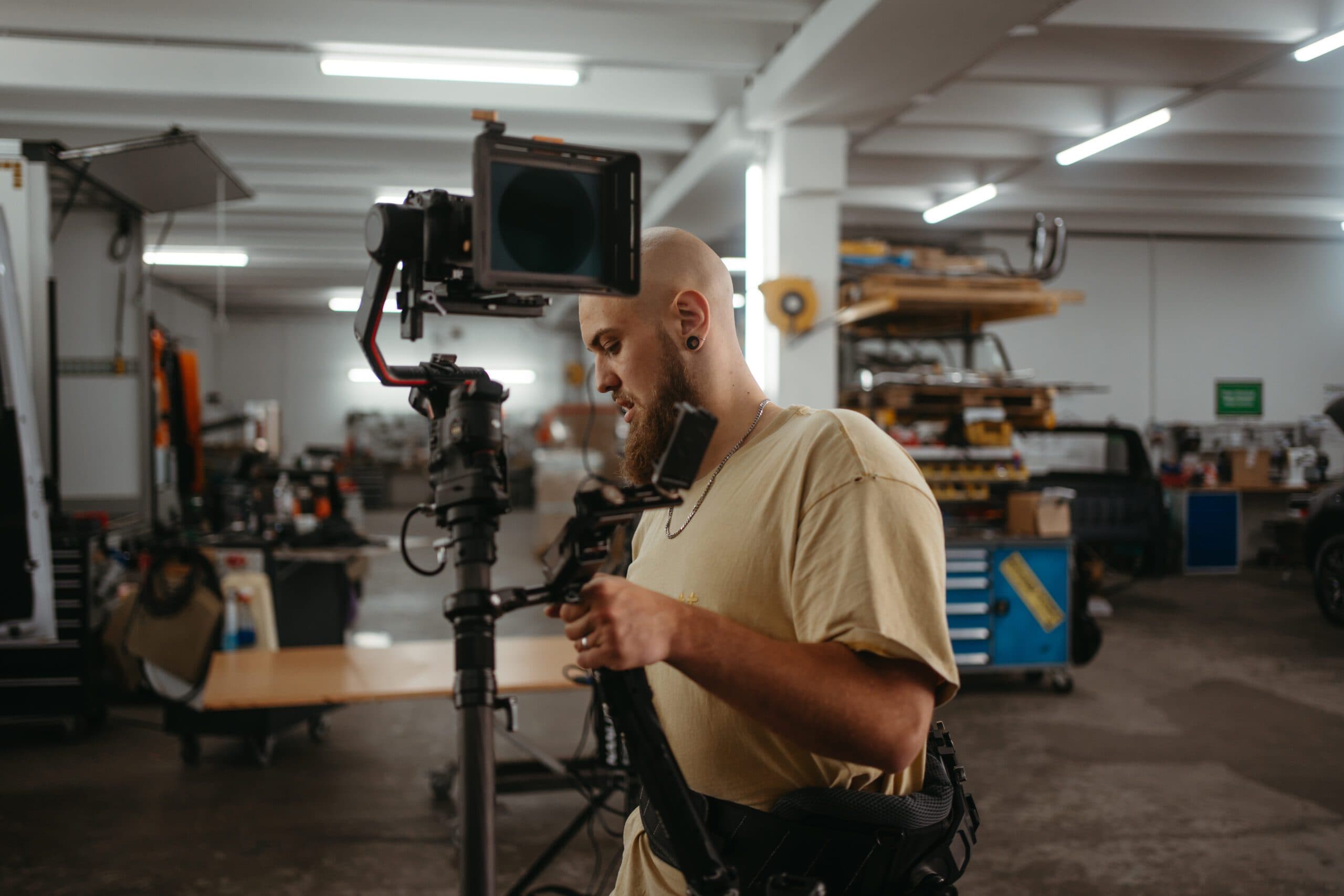 Studio Neubrand Filmproduktion am Set